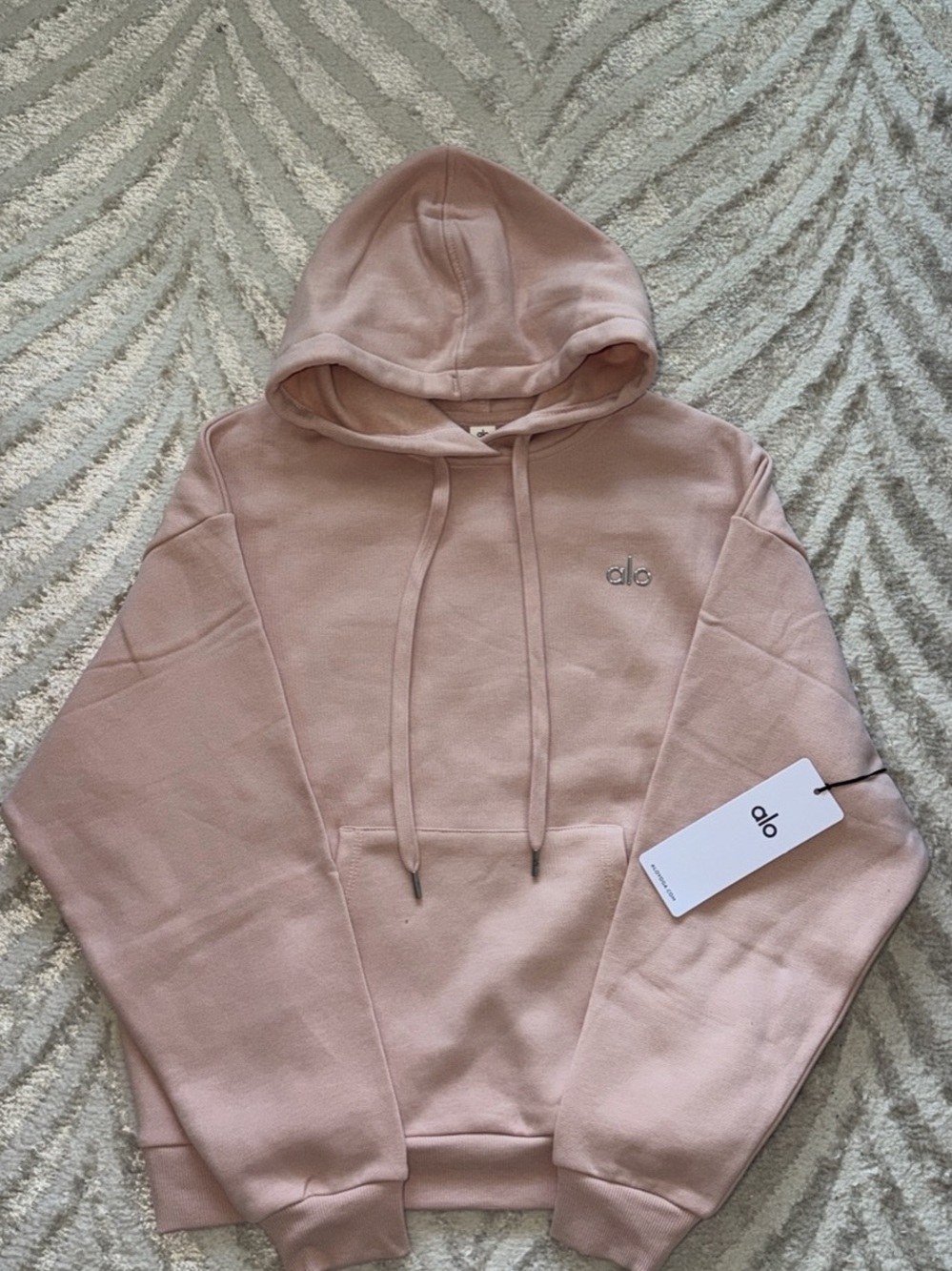 Alo accolade pink hoodie